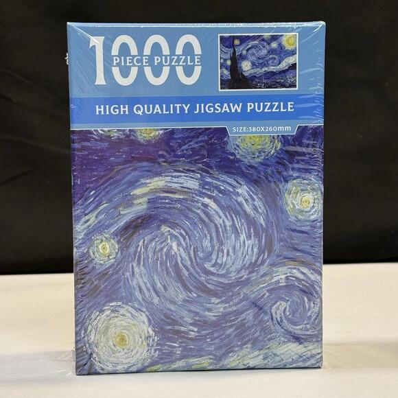 Other - Mini Jigsaw Puzzle 1000 Pieces for Adults Van Gogh the Starry Night Environmenta